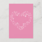 放射きらめく春開花 エンクロージャーカード (裏面)