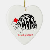 放射されたカメのオーナメント セラミックオーナメント (右)