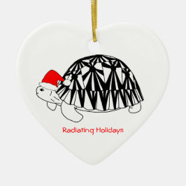 放射されたカメのオーナメント セラミックオーナメント