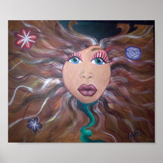 放射する ポスター (正面)