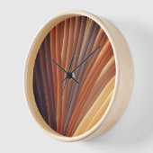 放射ねじ：カラーつながり 壁時計 (傾斜)