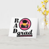 放射の卒業生の乳癌 カード (黄色い花)