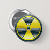 放射の記号 缶バッジ (正面&裏面)