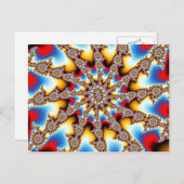 放射の郵便はがき ポストカード (正面/裏面)