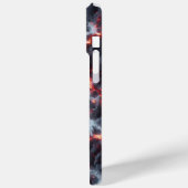 放射アッシュ迷彩柄、炎の爆発 Case-Mate iPhoneケース (裏面 / 左)