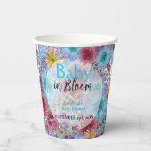 放射エレガント性ボヘミアの花のベビーの開花 紙コップ (正面)