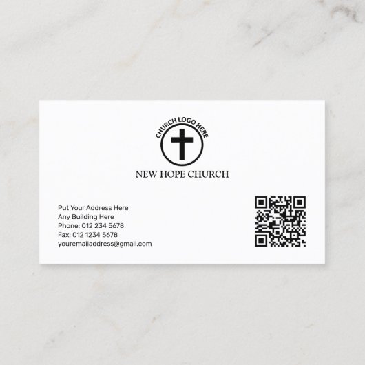 放射エレガント金ゴールドクロスエバンジェリスト王室のパープル 名刺 (裏面)