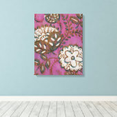 放射オーナメントI キャンバスプリント (インサイチュ (ウッドフロア))