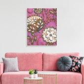 放射オーナメントI キャンバスプリント (インサイチュ (リビング))