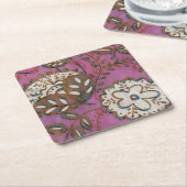 放射オーナメントI スクエアペーパーコースター (アングル)