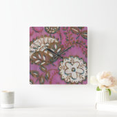 放射オーナメントI スクエア壁時計 (ホーム)