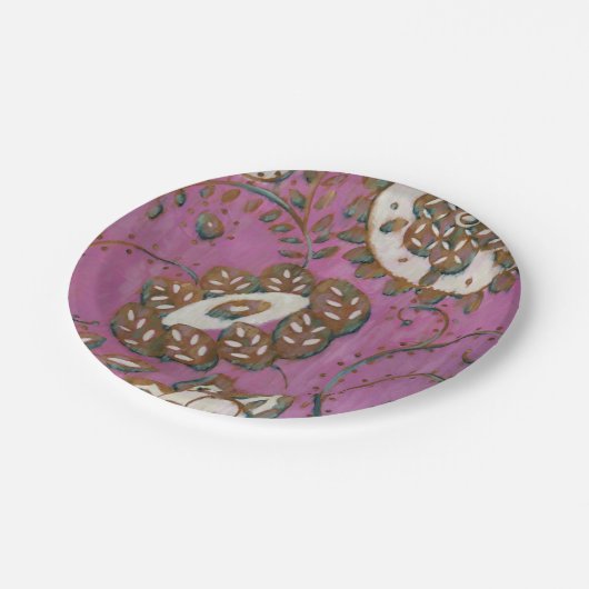 放射オーナメントII ペーパープレート (アングル)