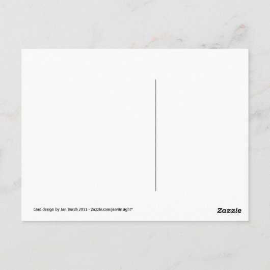 放射カスタム線 ポストカード (裏面)