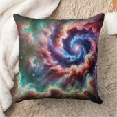 放射カラフル星雲の宇宙的銀河系旋回 クッション (ブランケット)