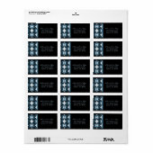 放射クラシック住所 シール (フルシート)