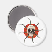 放射スカル永遠 マグネット (正面/裏面)