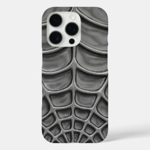 放射スパイラルくもの巣抽象芸術 iPhone 16 PROケース