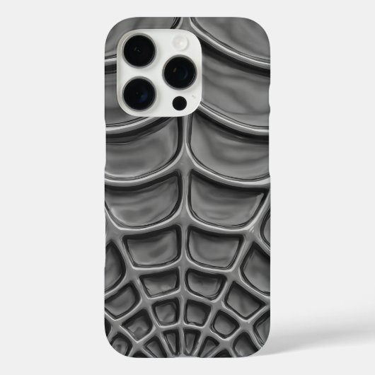 放射スパイラルくもの巣抽象芸術 Case-Mate iPhoneケース (裏面)