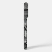 放射スパイラルくもの巣抽象芸術 Case-Mate iPhoneケース (裏面 / 右)
