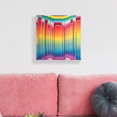 放射スペクトル キャンバスプリント (インサイチュ (リビング))