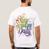 放射スマイル Tシャツ (裏面)