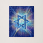 放射ダビデの星 ジグソーパズル (縦)