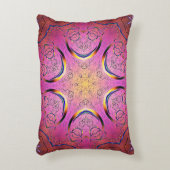 放射ハート万華鏡のように千変万化するパターン アクセントクッション (正面(垂直))