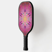 放射ハート万華鏡のように千変万化するパターン ピックルボールラケット (左)