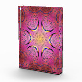 放射ハート万華鏡のように千変万化するパターン フォトブロック (右)