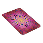 放射ハート万華鏡のように千変万化するパターン マグネット (右側)