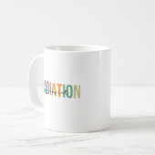 放射パーソナライズされたセラピストマググ コーヒーマグカップ (正面左)