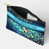 放射ピクセル《写真》ぼけ味 アクセサリーポーチ (見開き)