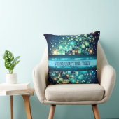 放射ピクセル《写真》ぼけ味 クッション (椅子)