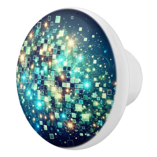 放射ピクセル《写真》ぼけ味 セラミックノブ (右)