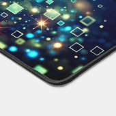 放射ピクセル《写真》ぼけ味 デスクマット (コーナー)