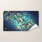 放射ピクセル《写真》ぼけ味 バスタオルセット (ハンドタオル)