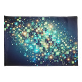 放射ピクセル《写真》ぼけ味 枕カバー (裏面-右)