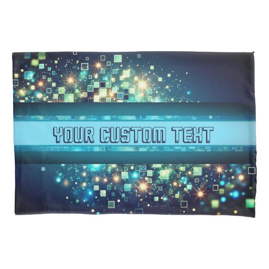 放射ピクセル《写真》ぼけ味 枕カバー (正面左)