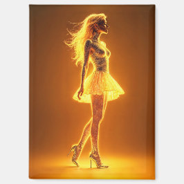 放射ファンタジーモデル発光黄金の輝き マグネット