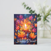 放射フェスティバル開花 ポストカード (スタンド正面)