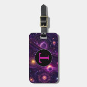 放射フラックス ラゲッジタグ (正面縦)