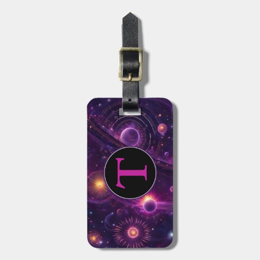 放射フラックス ラゲッジタグ (正面縦)