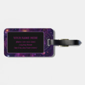 放射フラックス ラゲッジタグ (裏面横)