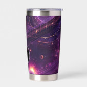 放射フラックス 保温保冷タンブラー (左面)