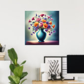 放射フローラグロー ポスター (ホームオフィス)