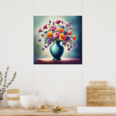 放射フローラグロー ポスター (キッチン)