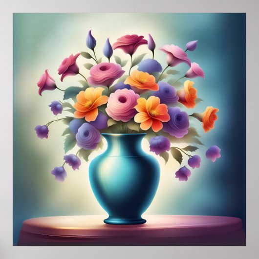 放射フローラグロー ポスター (正面)