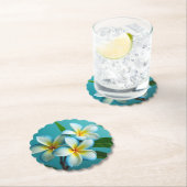 放射プルメリア開花 ペーパーコースター (インサイチュ)