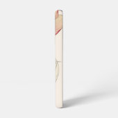 放射ポピーのスケッチ電話ケース SAMSUNG GALAXYケース (左側面)