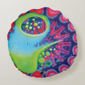 放射ミューズ ラウンドクッション (裏面)